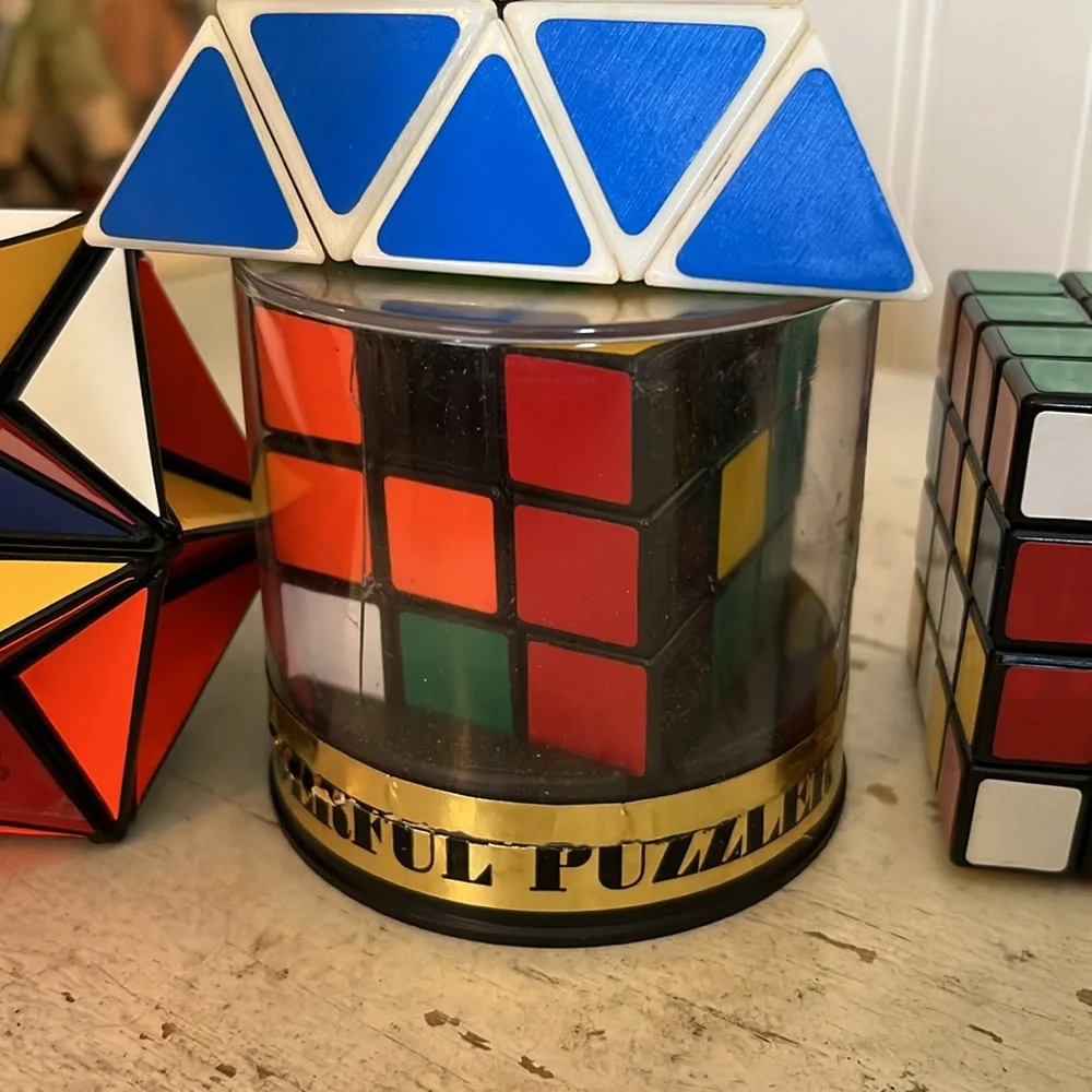 Lot Vintage Rubik’s cube puzzles Alexander’s star & more